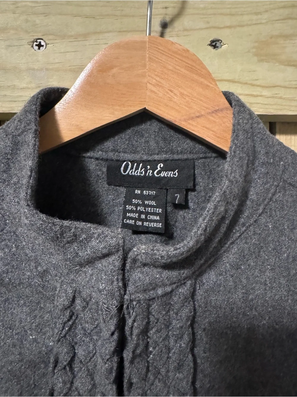 Odds’ n evens wool crop jacket